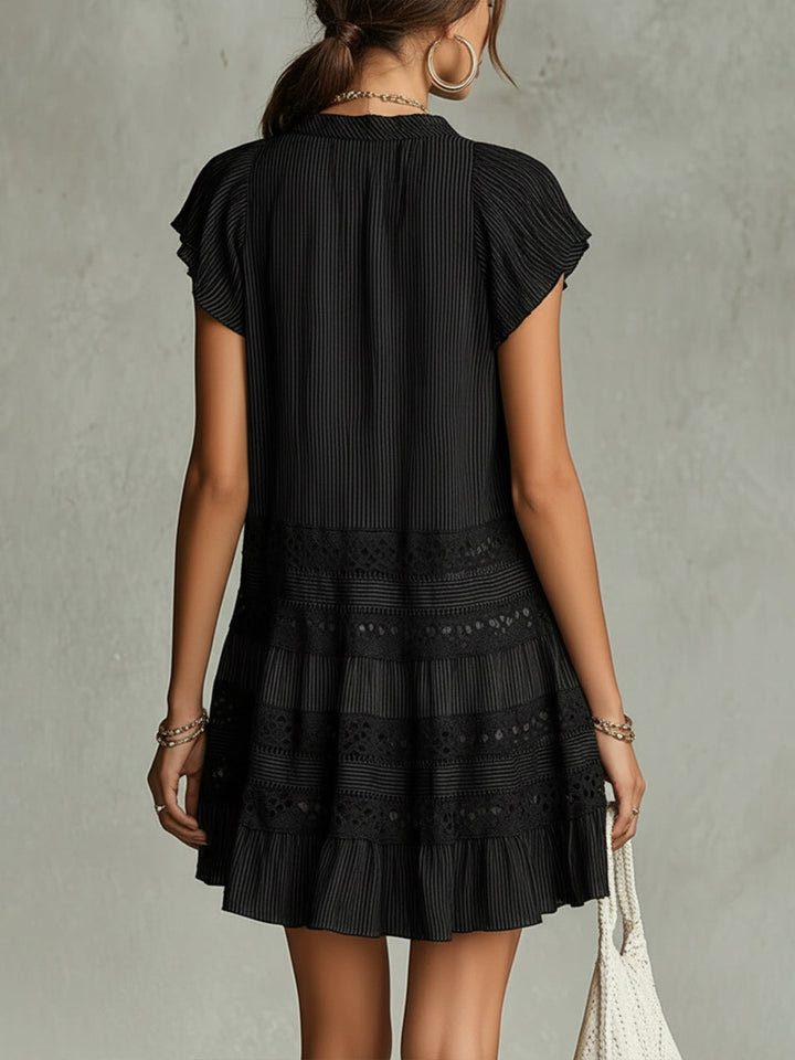 Florence | Striped Chiffon Mini Dress