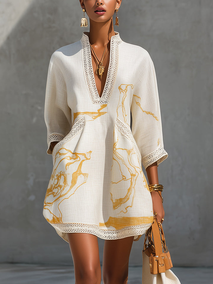 Léonie | Crochet Detail Dress