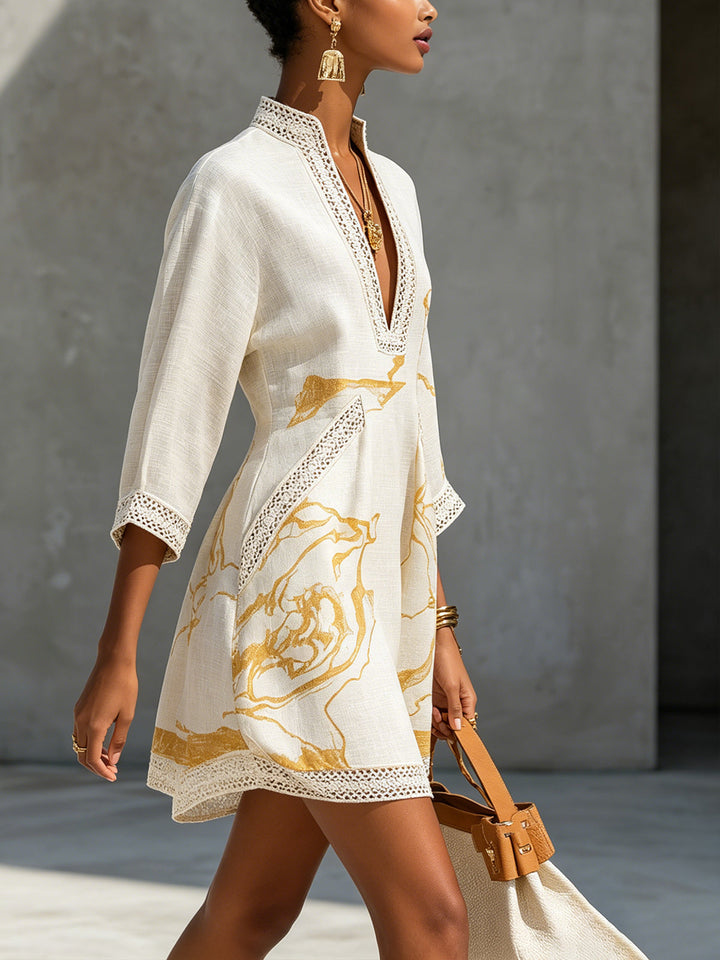 Aliénor | Weißes Minikleid