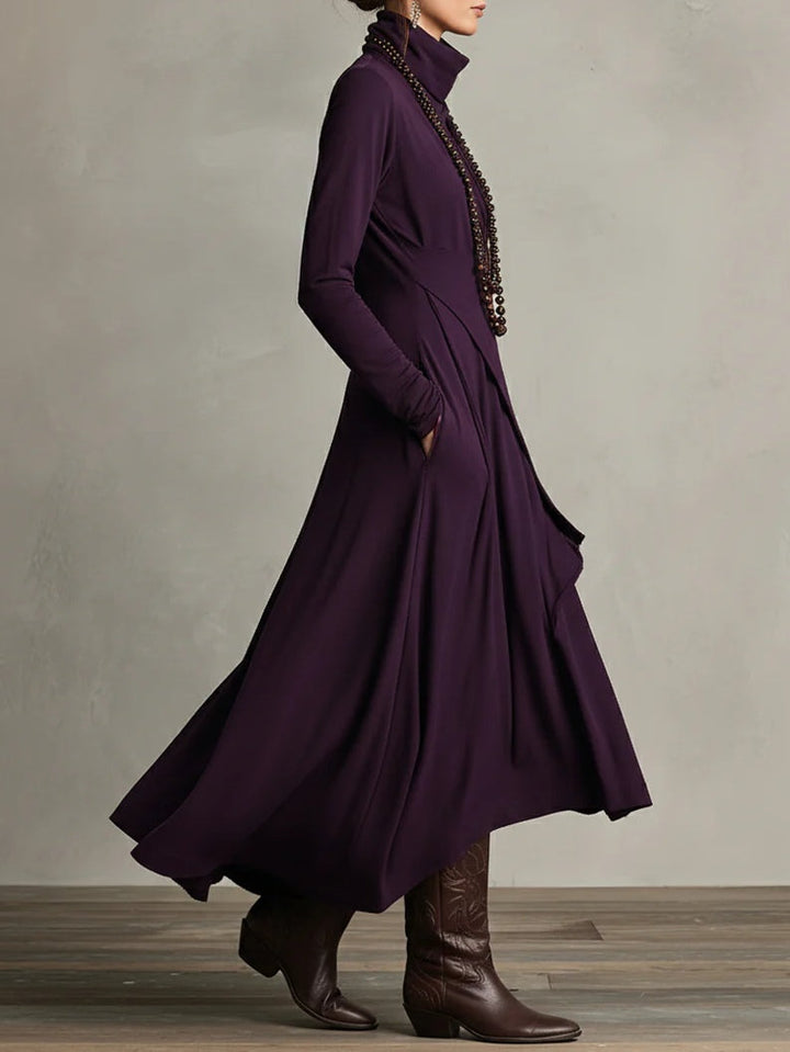 Genevieve | Elegant Draped Maxi Dress