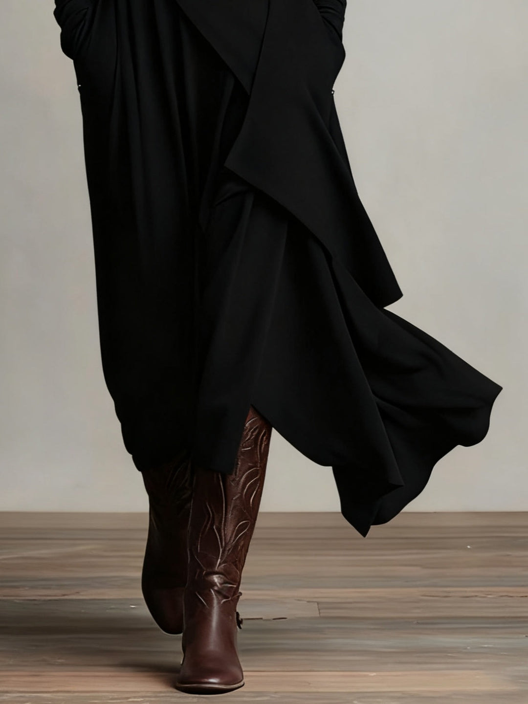 Genevieve | Elegant Draped Maxi Dress