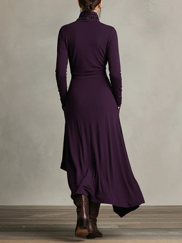 Genevieve | Elegant Draped Maxi Dress