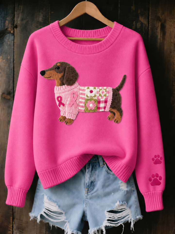 Dottie | Dachshund Print Jumper