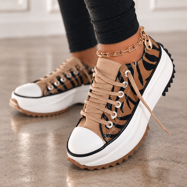 Harper | Platform Lace-Up Trainers