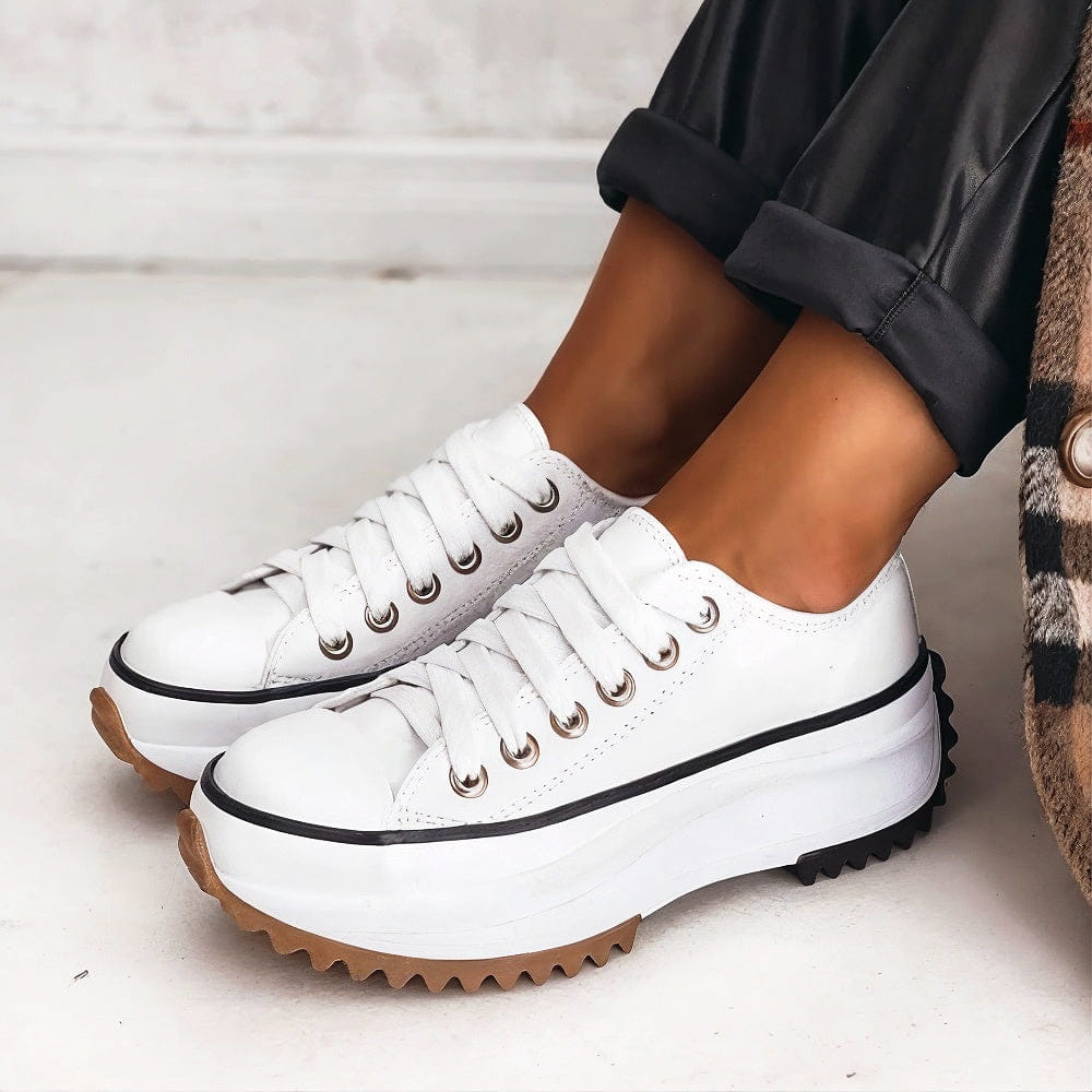Harper | Platform Lace-Up Trainers