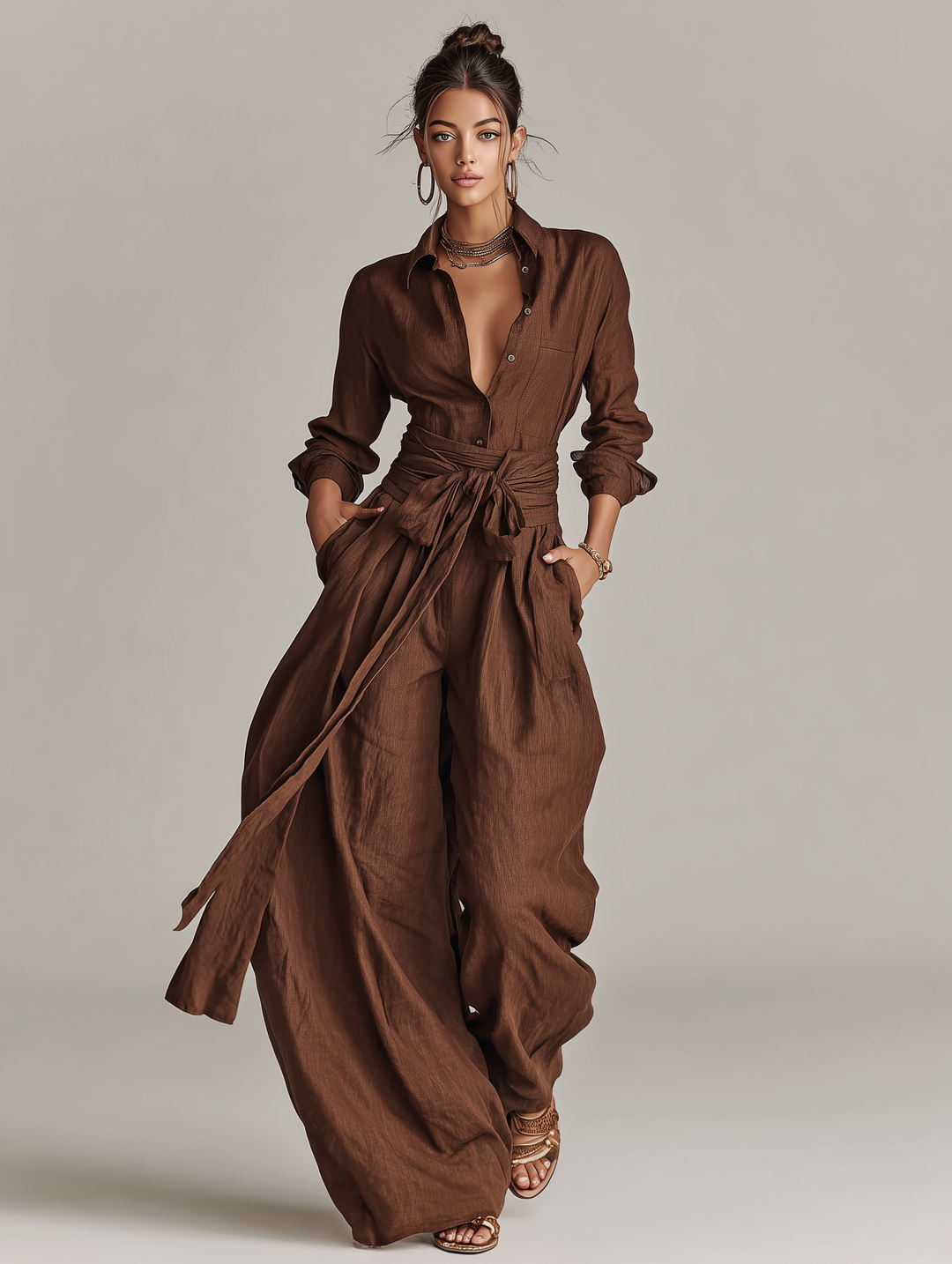 Margot | Belted Jumpsuit