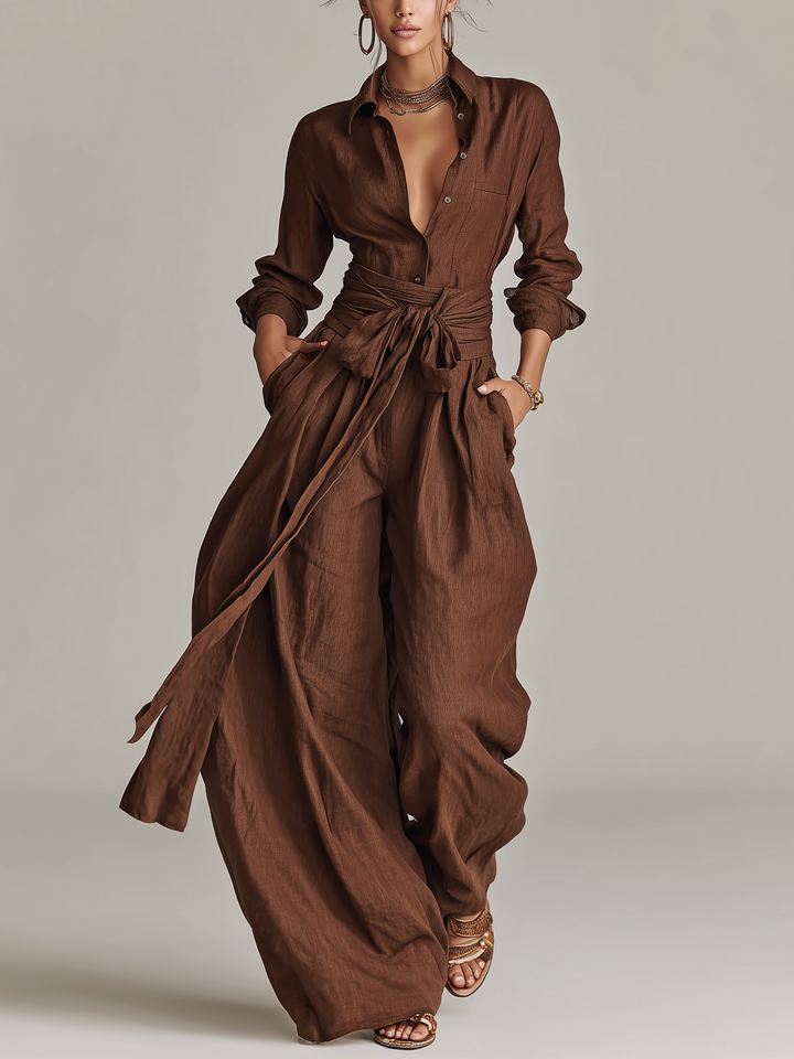 Margot | Belted Jumpsuit