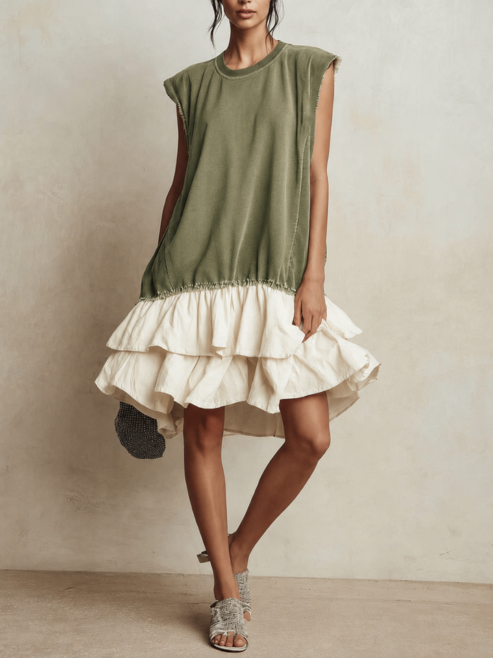 Mila | Oversized Layered Maxi Dress