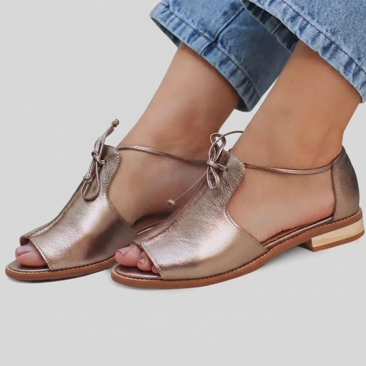 LILLIANA | STRAP-STYLE LEATHER SANDALS