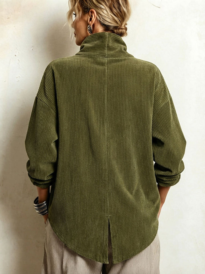 Capucine | Vintage Corduroy Button Jumper