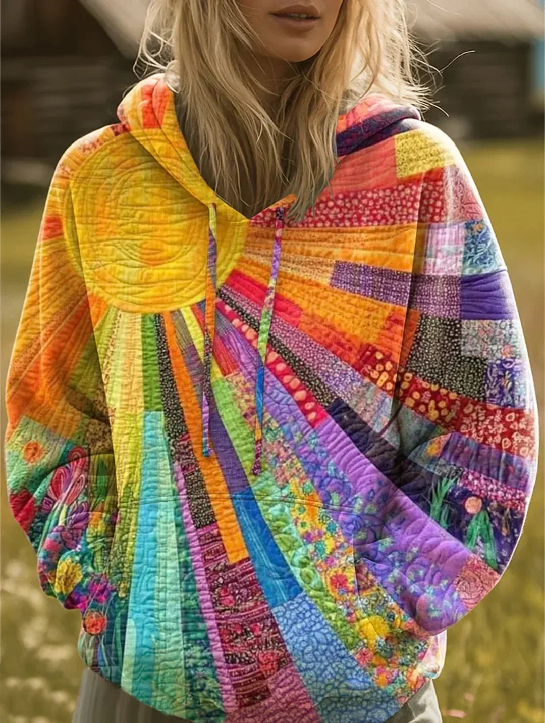 Autumn | Bohemian Patchwork Hoodie